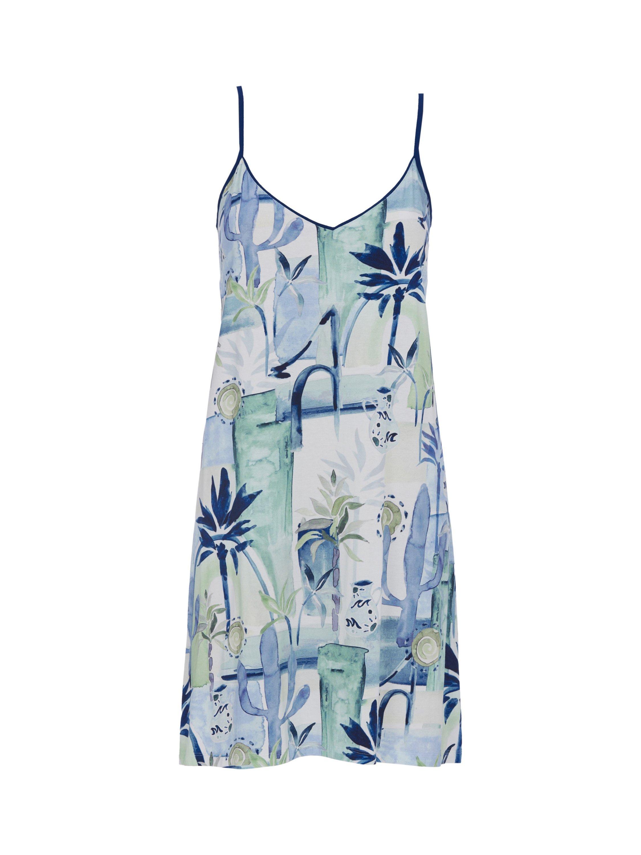 Product image 4 of 4, which shows Cyberjammies Harriet Watercolour Strappy Nightdress, Cream, 6