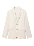 Theory Clinton Tailored Fit Wool Blend Suit Jacket, Eclipse, Eggshell