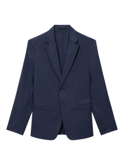 Theory Clinton Tailored Fit Wool Blend Suit Jacket, Eclipse, Eclipse