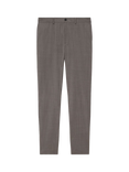 Theory Curtis Tailored Fit Linen Blend Suit Trousers, Walnut Melange