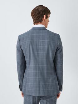 PS Paul Smith Tailored Fit Check Wool Blend Suit Jacket, Blue Check - view 2, Blue Check