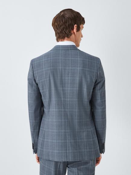 PS Paul Smith Tailored Fit Check Wool Blend Suit Jacket, Blue Check - view 2, Blue Check