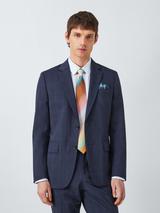 PS Paul Smith Tailored Fit Check Wool Blend Suit Jacket, Navy Check