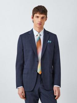 PS Paul Smith Tailored Fit Check Wool Blend Suit Jacket, Navy Check, Navy Check