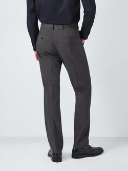 PS Paul Smith Unfinished Hem Tailored Fit Wool Blend Suit Trousers, Grey - view 2, Grey