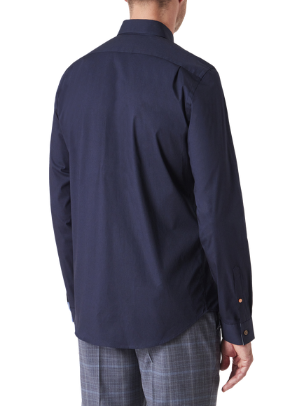 PS Paul Smith Cotton Blend Shirt - view 2, Navy
