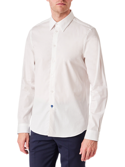 PS Paul Smith Cotton Blend Regular Fit Shirt, White, White