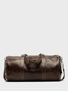 Rodd & Gunn Princeton Premium Soft Leather Duffle Bag, Chocolate
