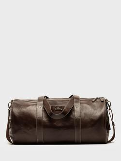 Rodd & Gunn Princeton Premium Soft Leather Duffle Bag, Chocolate, Chocolate