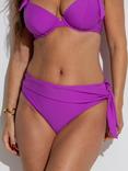 Pour Moi Rosa Cove Tie Foldover Bikini Bottoms, Ultraviolet