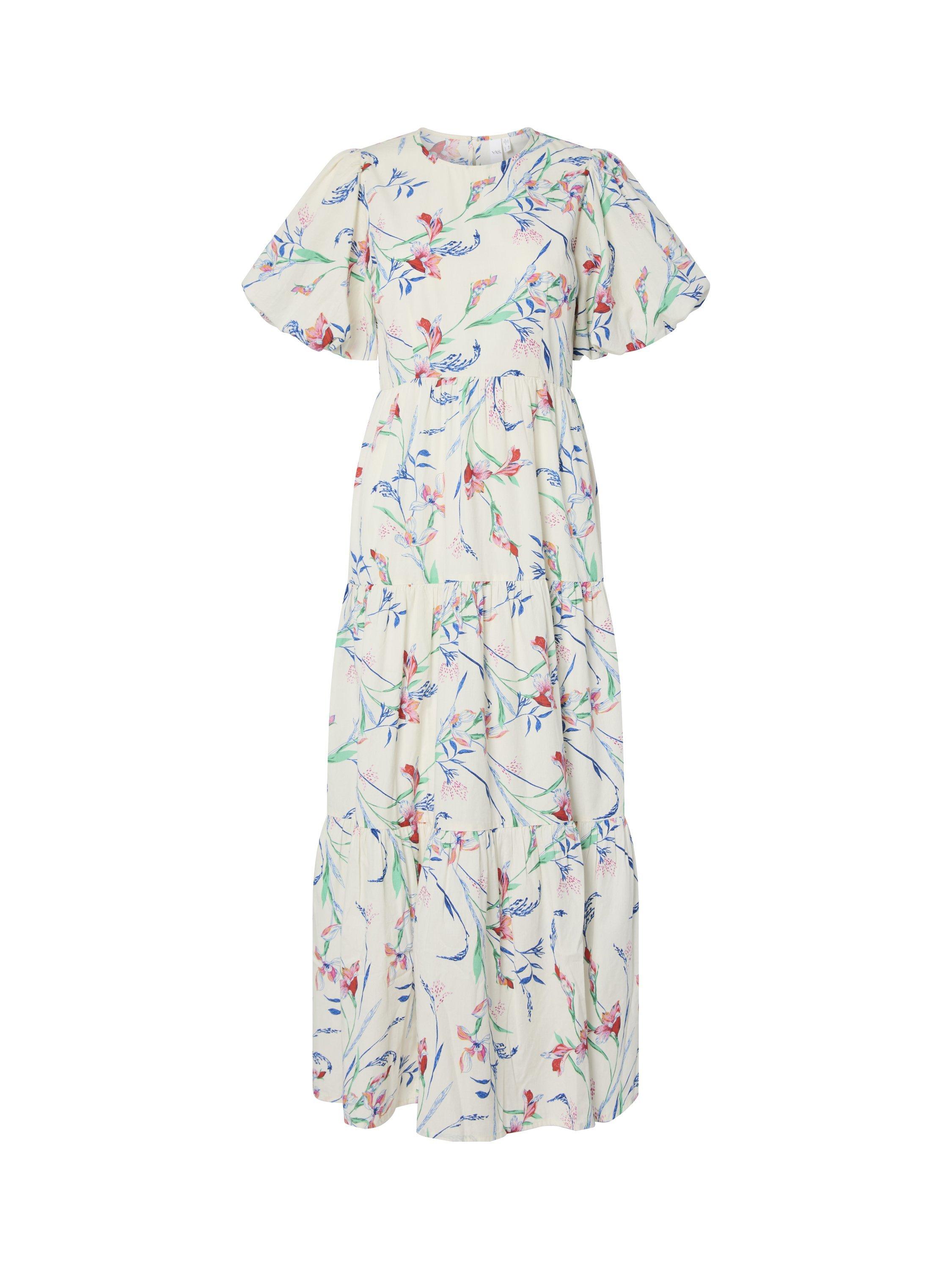 Product image 1 of 2, which shows YAS Neena Floral Maxi Dress, Birch, 6