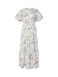 YAS Neena Floral Maxi Dress, Birch