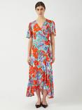YAS Sirima Floral Wrap Dress, Multi