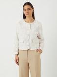 YAS Kavi Boucle Jacket, White