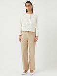 YAS Kavi Boucle Jacket, White