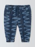 John Lewis Baby Denim Trousers, Denim Blue