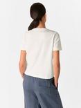 Whistles Twist Front Detail T-Shirt, White