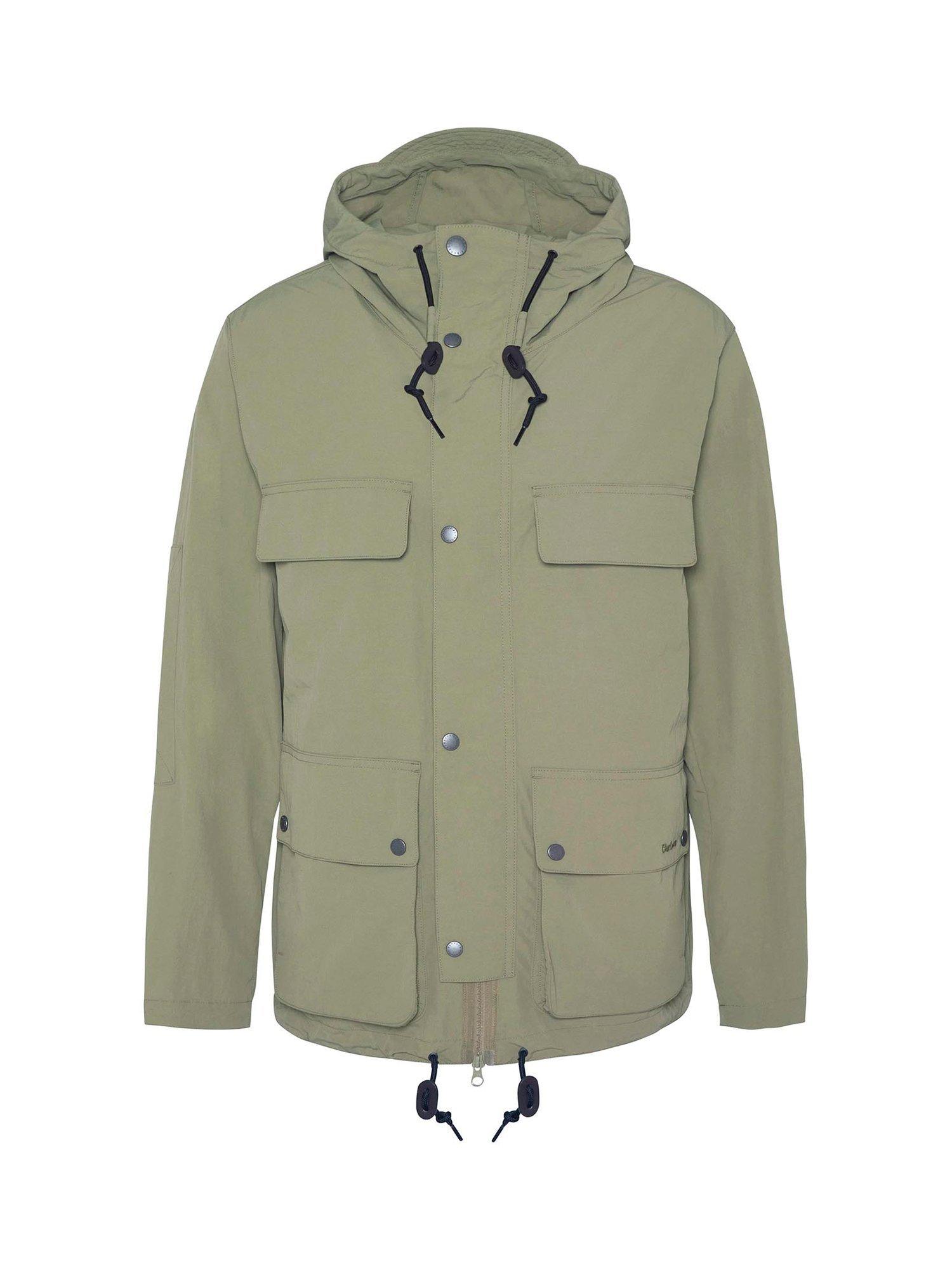 Product image 4 of 8, which shows Barbour Re-Engineered Durham Bedale Hybrid Jacket, Bleached Olive, L