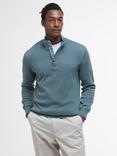 Barbour Half Zip Jumper, Vintage Teal