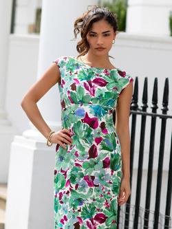 Alie Street Petite Pippa Shift Dress, Paradise Green, Paradise Green