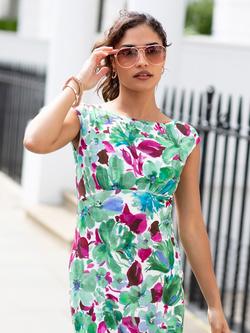 Alie Street Petite Pippa Shift Dress, Paradise Green - view 2, Paradise Green