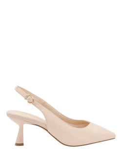 Paradox London Kelsey Slingback Courts, Nude, Nude