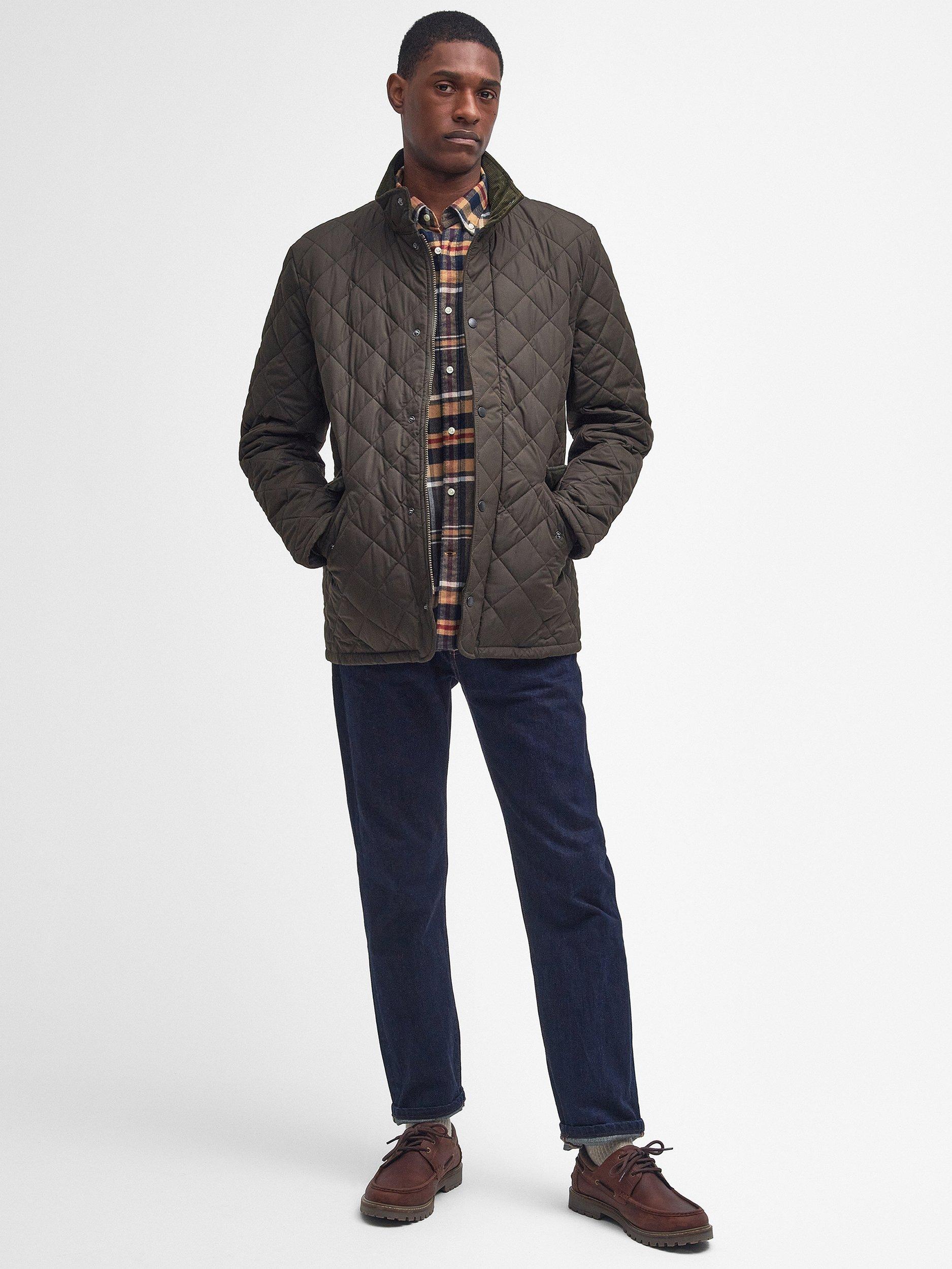 Product image 4 of 10, which shows Barbour Chelsea Sportsquilt Quilted Jacket, Olive, XXS