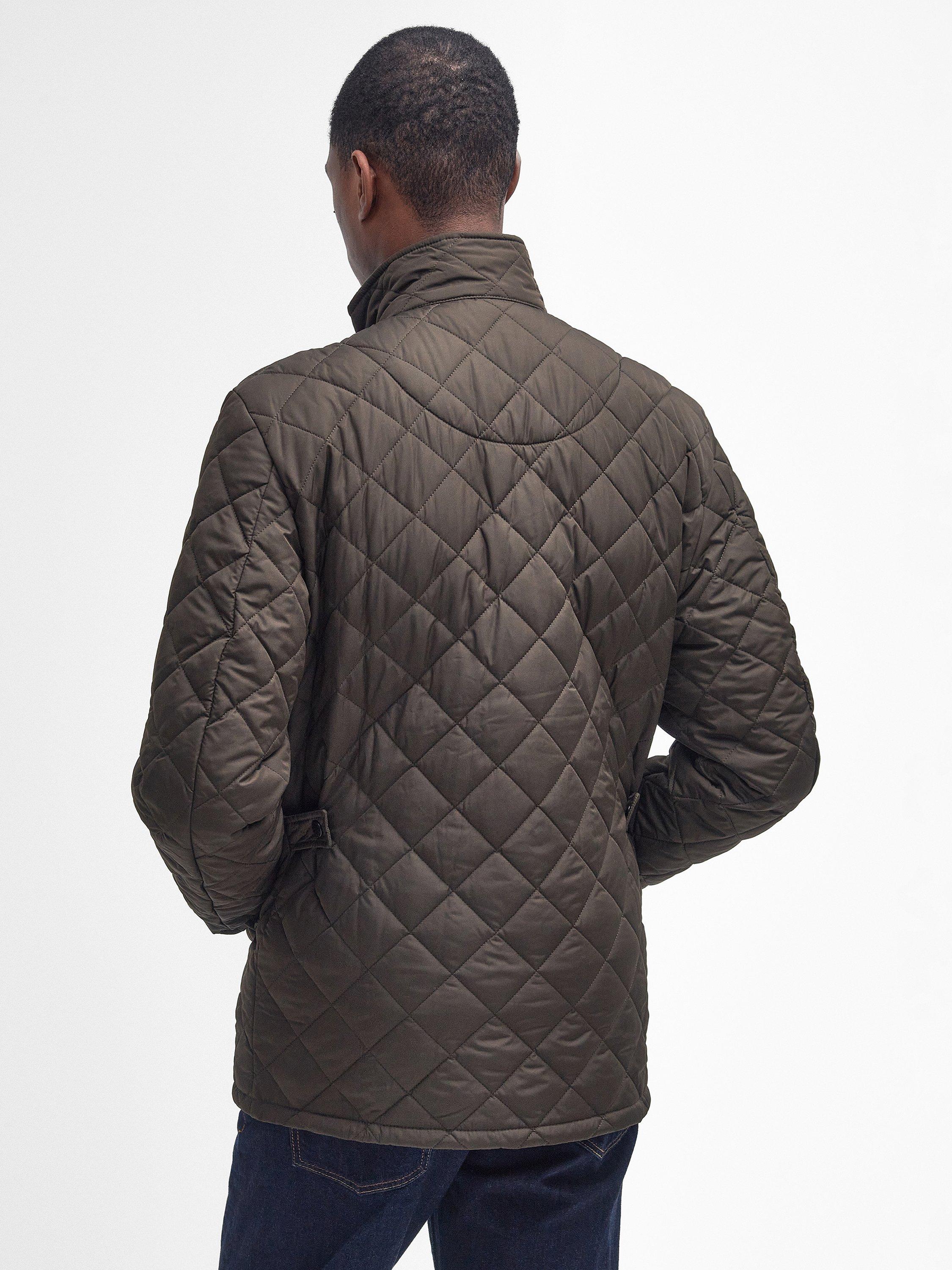 Product image 5 of 10, which shows Barbour Chelsea Sportsquilt Quilted Jacket, Olive, XXS