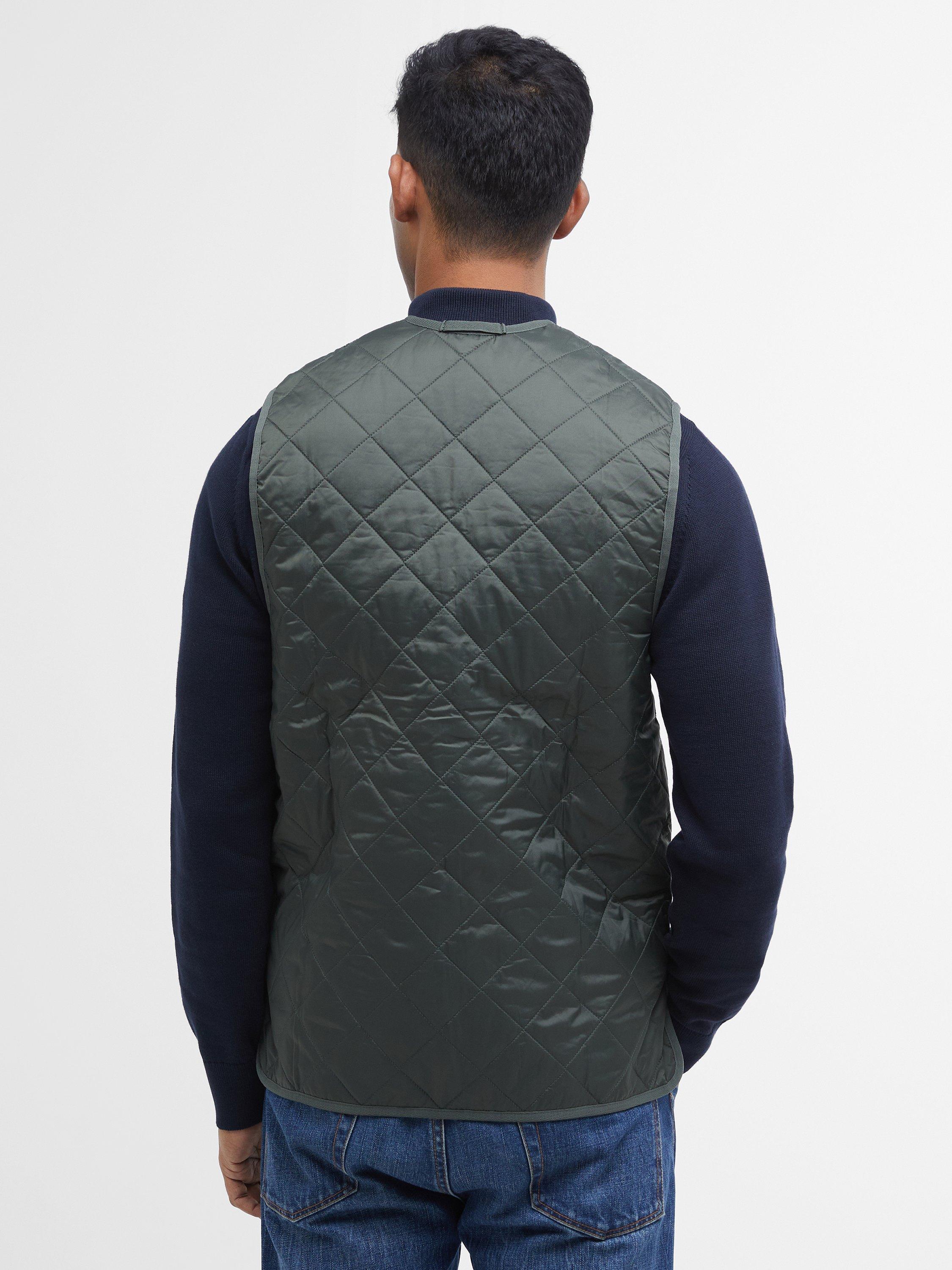 Product image 2 of 9, which shows Barbour Diamond Quilted Gilet, Olive, 50R