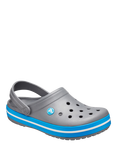 Crocs Crocband Clogs, Charcoal/Ocean