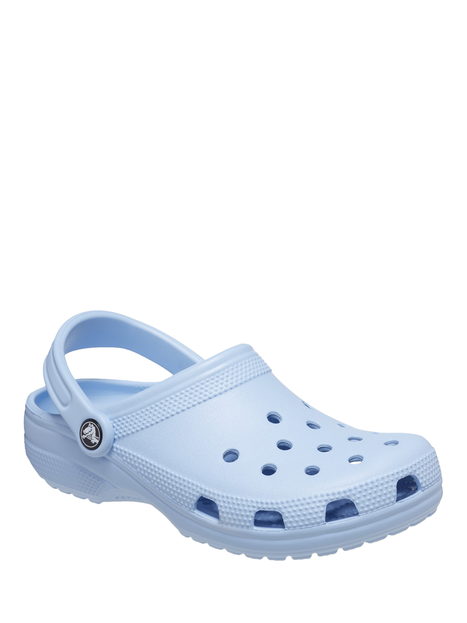 Product image 2 of 6, which shows Crocs Classic Clogs, Blue Calcite, 3