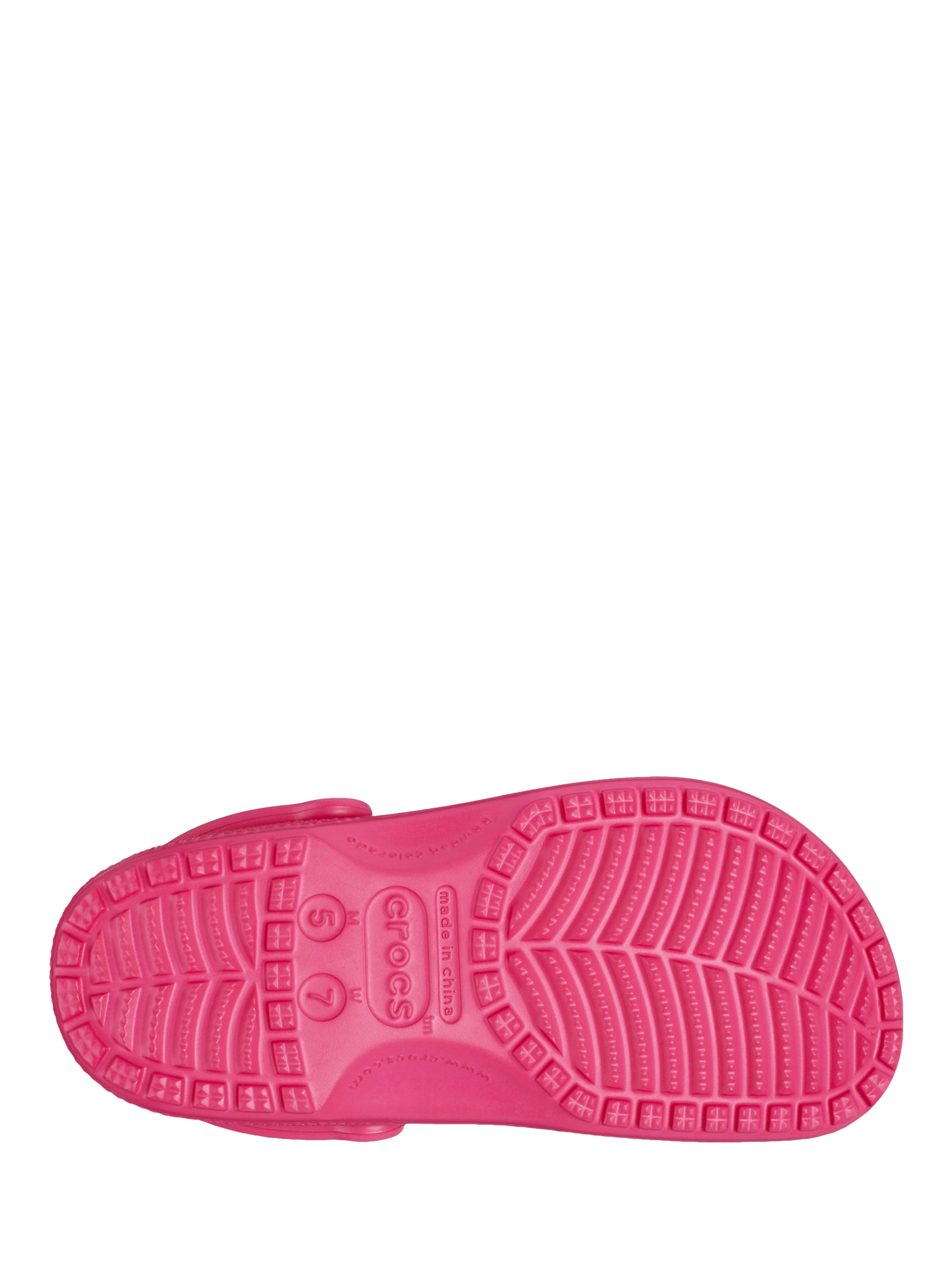 Product image 5 of 6, which shows Crocs Classic Clogs, Dragon Fruit, 3