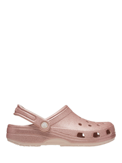 Crocs Classic Glitter Clogs, Quartz