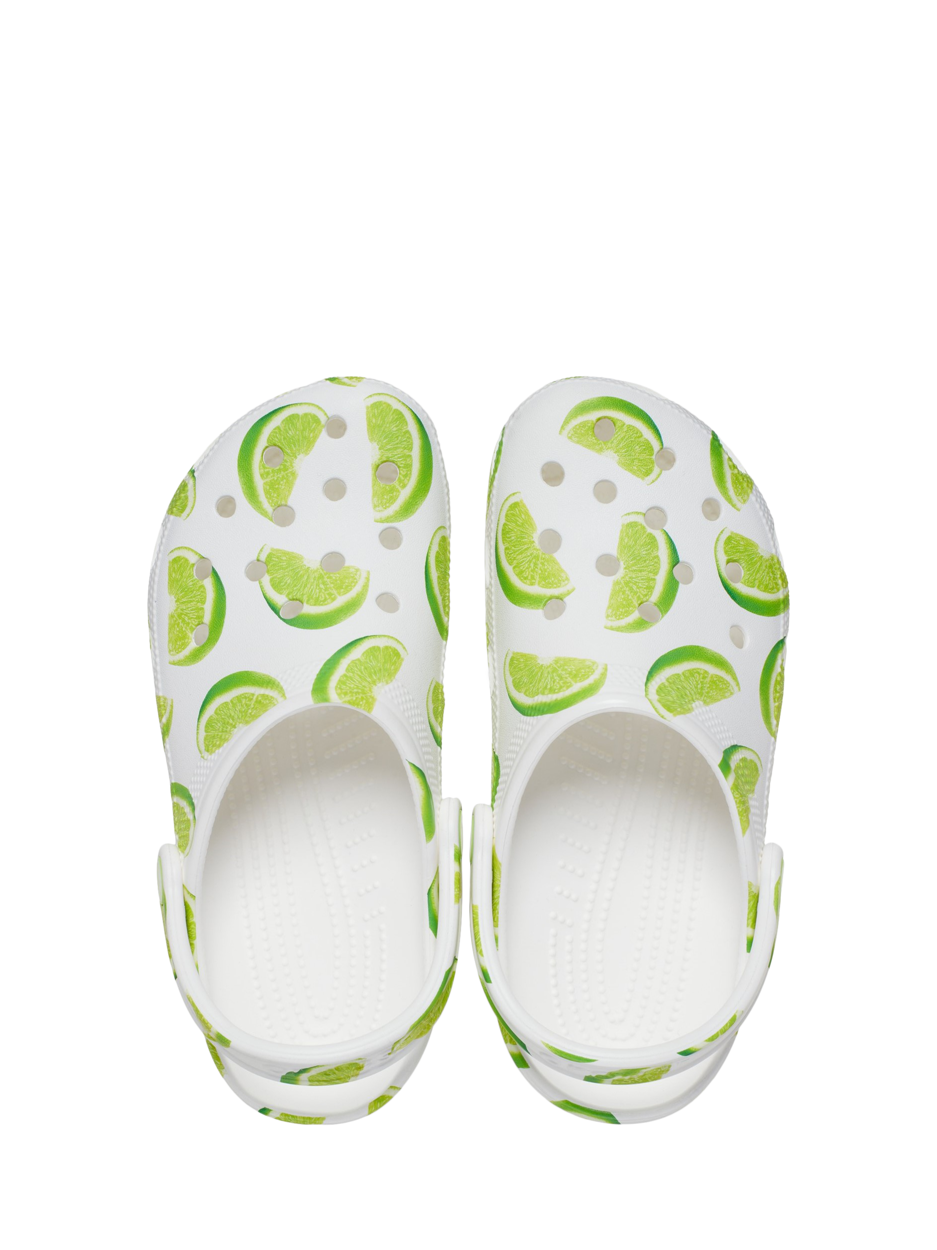 Product image 5 of 5, which shows Crocs Classic Graphic Clogs, White/Multi, 3