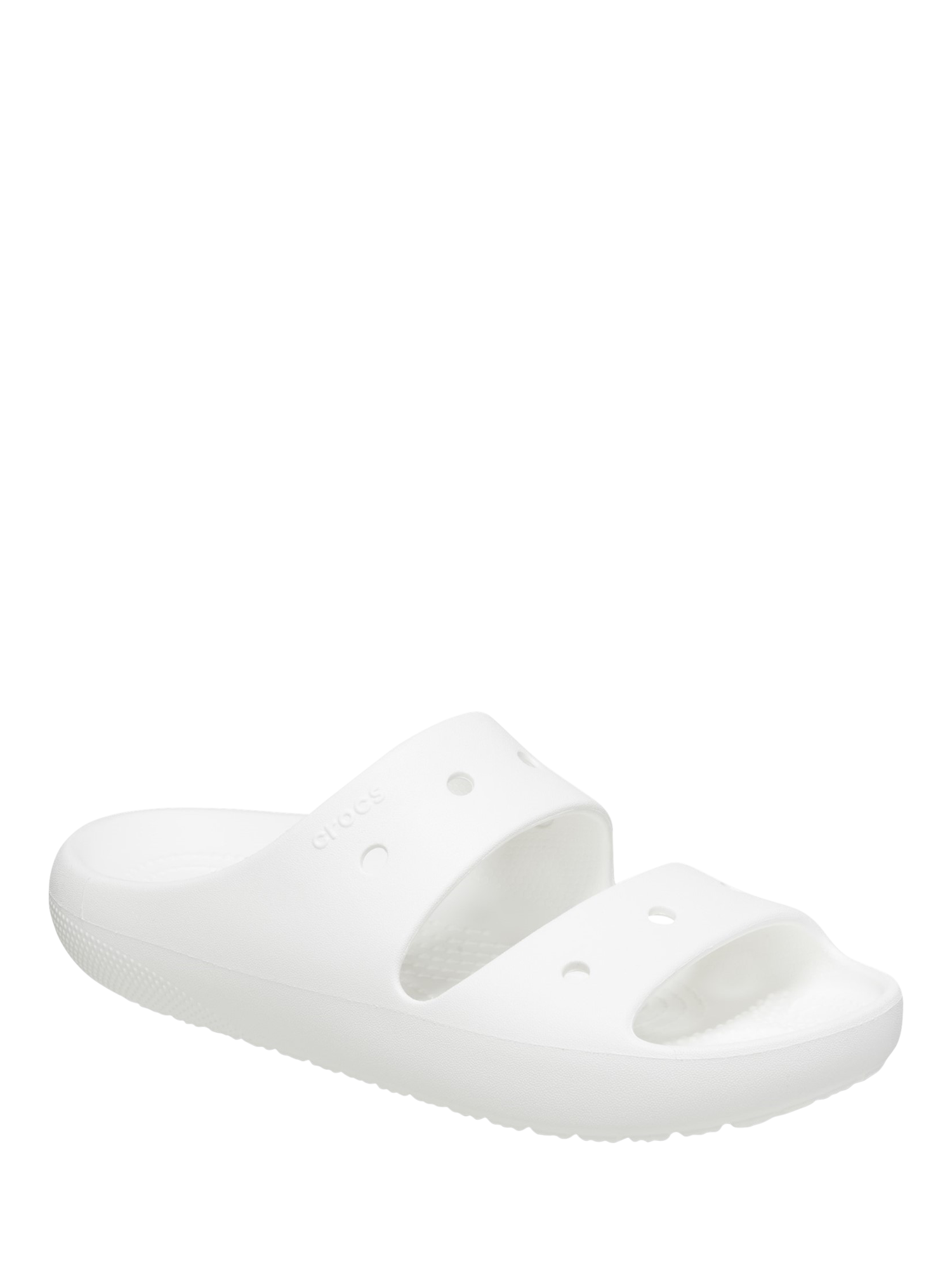 Product image 2 of 6, which shows Crocs Classic Sandals, White, 3
