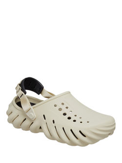 Crocs Echo Clogs, Bone/Black - view 2, Bone/Black
