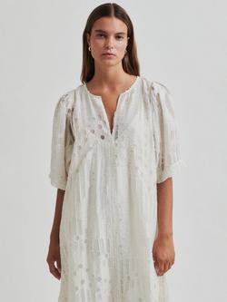 Second Female Nete Burnout Dress - view 2, Coconut Milk