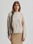 Second Female Marbel Stripe Wool Rich Jumper, Multi