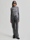 Second Female Houghton Stud Jeans, Denim Grey