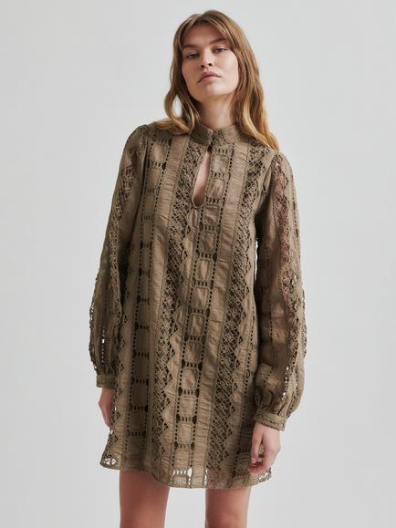 Second Female Milina Crochet Dress, Fallen Rock - view 2, Fallen Rock