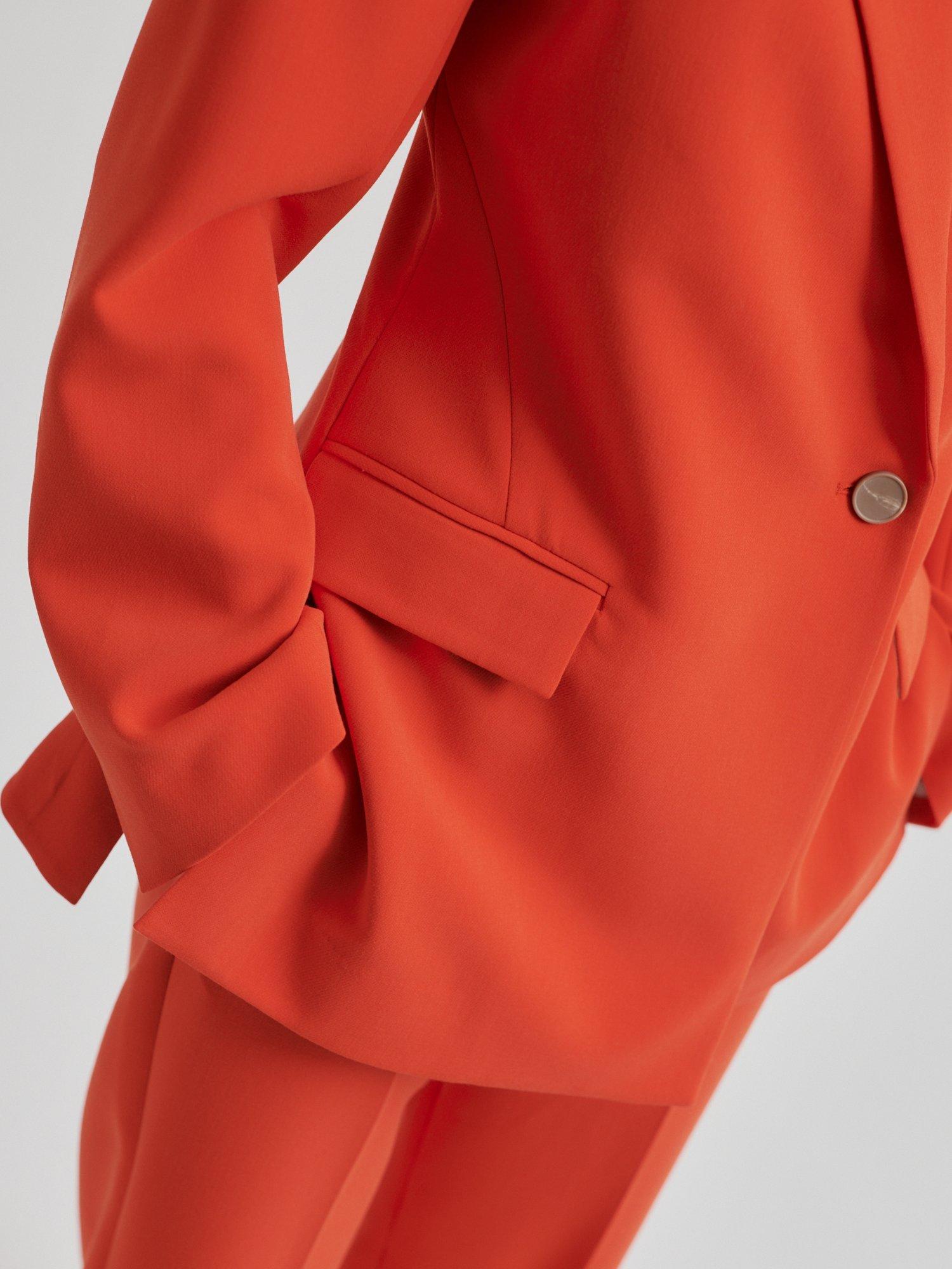 Product image 5 of 5, which shows Second Female Evie Tailored Trousers, Orange, XS