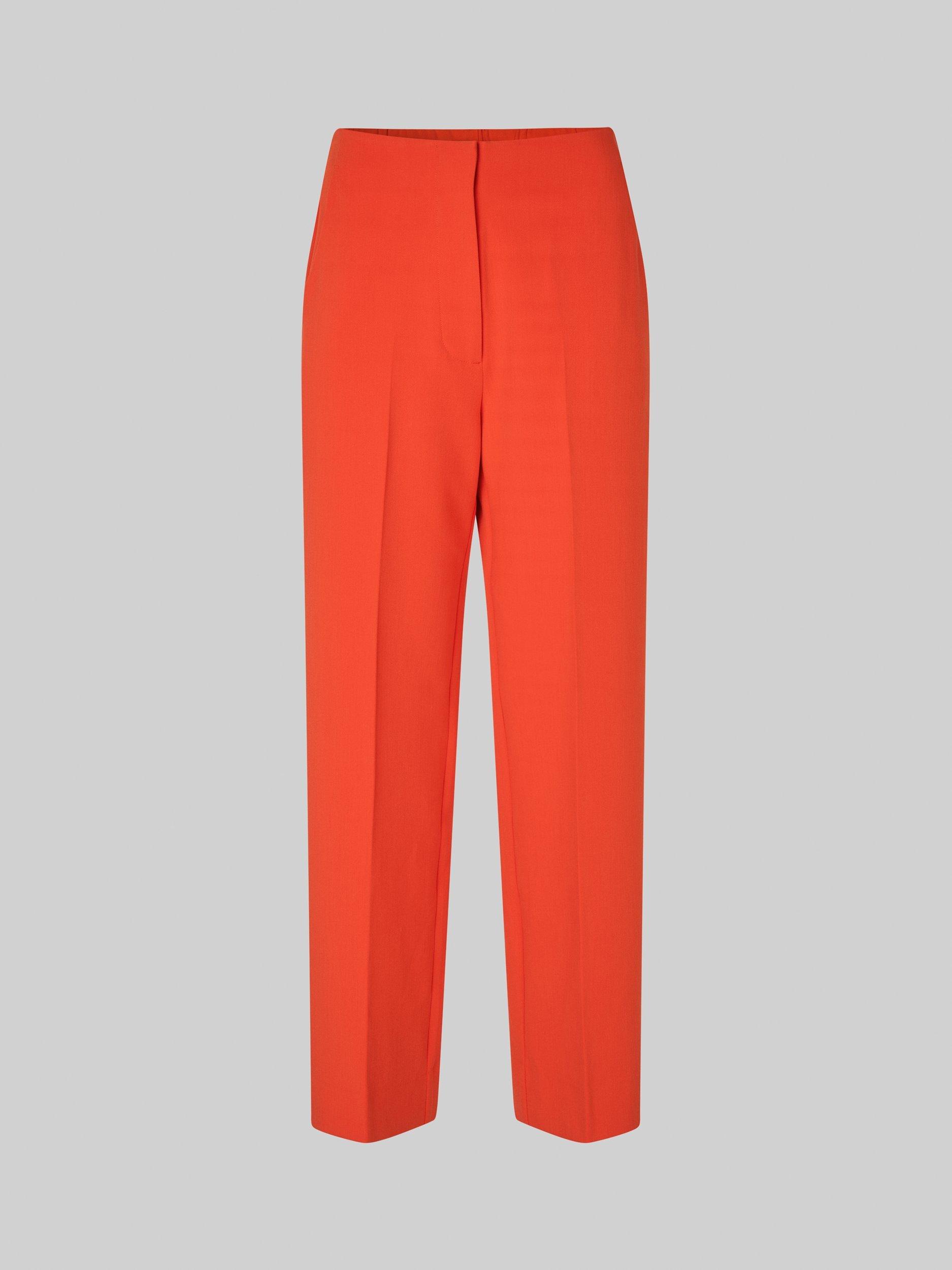 Product image 3 of 5, which shows Second Female Evie Tailored Trousers, Orange, XS