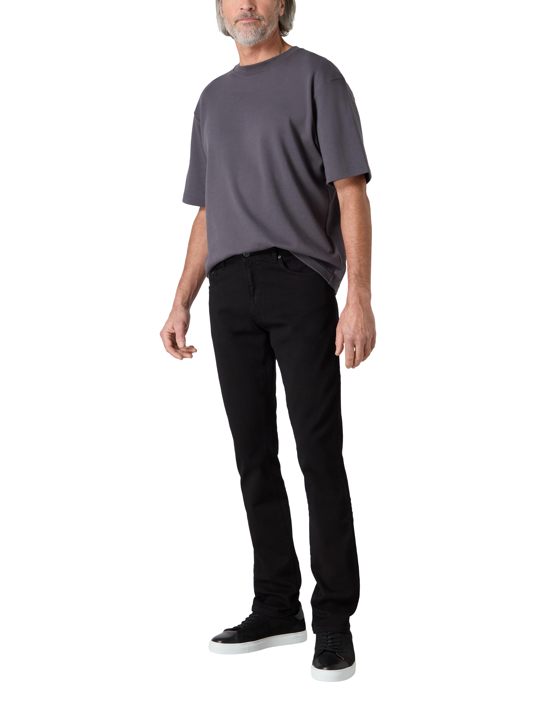 Product image 1 of 3, which shows Oliver Sweeney Navigli Slim Tapered Leg Jeans, Black, 30R