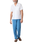 Oliver Sweeney Ravenshead Cotton Seersucker Short Sleeve Shirt, White