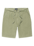 Oliver Sweeney Malvern Linen Drawstring Relaxed Fit Shorts, Olive