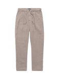 Oliver Sweeney Frome Linen Drawstring Relaxed Fit Trousers, Mushroom