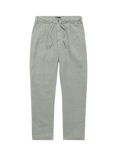 Oliver Sweeney Frome Linen Drawstring Relaxed Fit Trousers, Olive