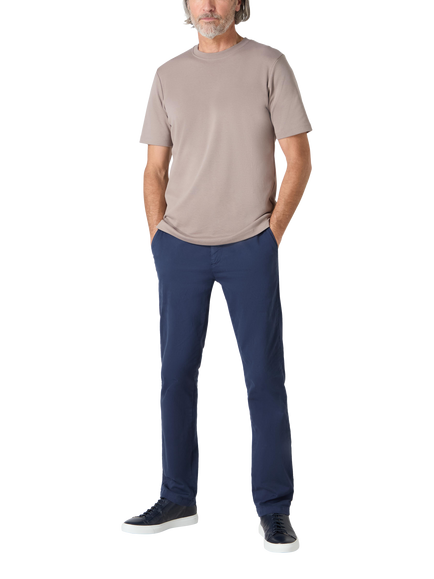 Oliver Sweeney Palmela Cotton Double Knit Jersey T-Shirt, Mushroom