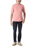 Oliver Sweeney Palmela Cotton Double Knit Jersey T-Shirt, Salmon