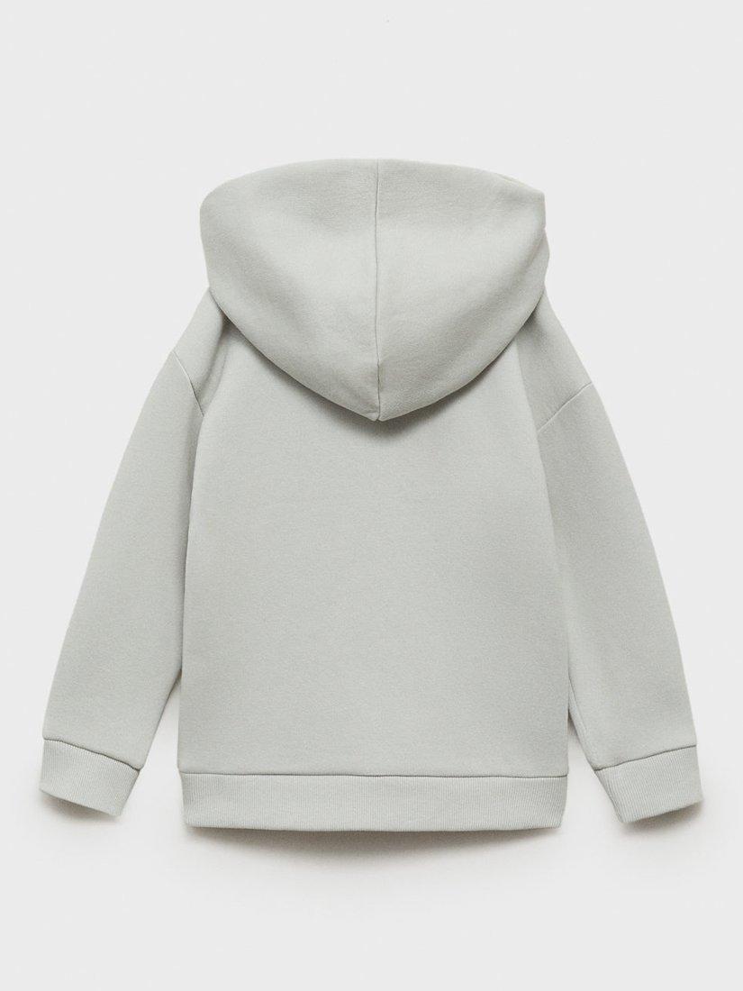 Product image 3 of 7, which shows Mango Kids' Pirate Apprentice Hoodie, Natural White, 2-3 years